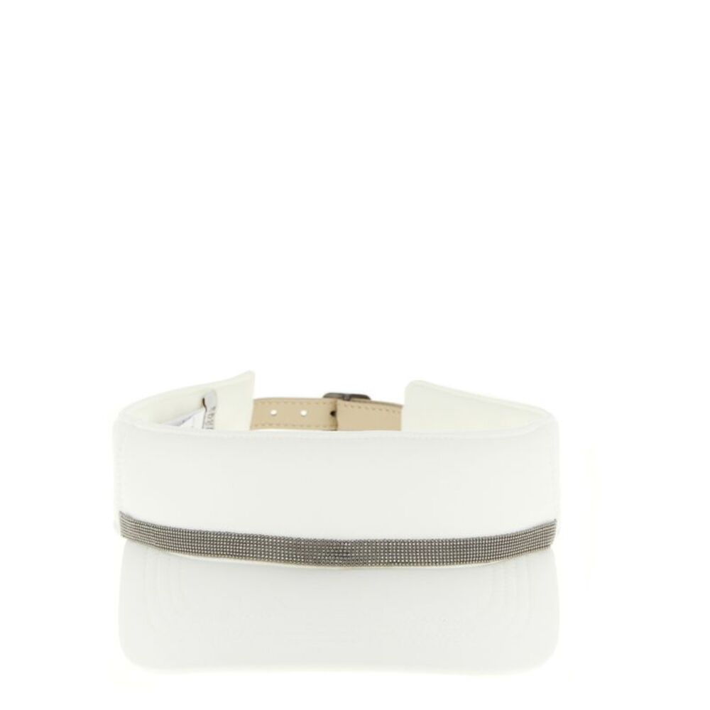 Brunello Cucinelli White Polyester Cap (Baseball Women's Hat)